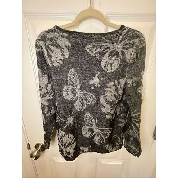 Chicos size 0 small bundle women’s blouse black gray - Picture 3 of 13